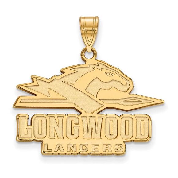 10k Yellow Gold Longwood U Large Pendant